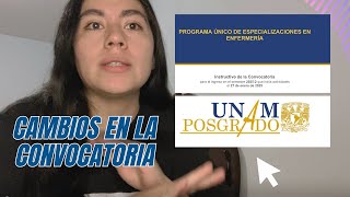 Convocatoria para las especialidades de enfermería  UNAM ✅ [upl. by Colwen]