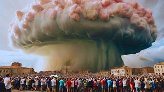 Nature is merciless Devastating hurricane demolishes houses in Buenos Aires Argentina [upl. by Haydon]