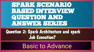 question 2  spark scenario based interview question and answer  spark architecture [upl. by Htebazle]