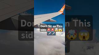 Dont Sit On This Side 🚨🤯😱✈️✈️  airport airplane yt shorts video [upl. by Solotsopa601]