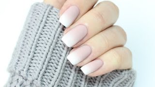 Easy Ombré French Manicure [upl. by Hairabez]