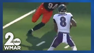 Lamar Jackson turns in a play that will go down in history [upl. by Anwahsat990]