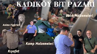 Kadıköy Bit Pazarı  Balık malzemeleri Hırdavat Kamp Malzemeleri Anime figürleri Kıyafet [upl. by Ymas]