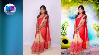 Background change Easy Technique  Photoshop Tutorial in hindi [upl. by Ataynik]