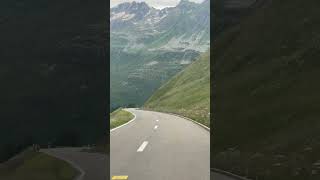 Driving down the Oberalp Pass in Swiss Alps [upl. by Enomar922]