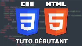 Apprenez les bases de HTML  CSS en créant votre portfolio Tuto débutant [upl. by Faun]