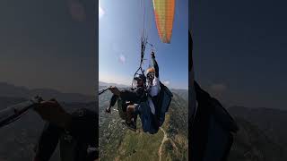 Sky ride paragliding paragliding sky flying youtubeshorts viralshort trending skyride sky [upl. by Abihsat]