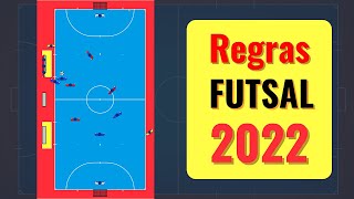 10 Regras do Futsal 2022 [upl. by Etnelav]