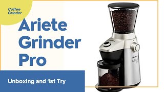 Ariete Grinder Pro Coffee Bean Grinder [upl. by Poll]