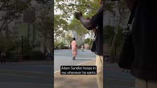 Adam Sandler Loves Playing Basketball Whenever In New York [upl. by Pfosi301]