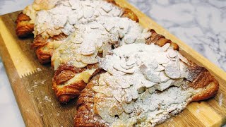 How To Make Almond Croissants With An Almond Cream Filling [upl. by Adley]