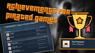 How to get achievements in your pirated games  Achievement Watcher amp SteamAutoCrack  Tutorial 2024 [upl. by Etsirk]