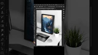 Modern Mockup Design in Photoshop shorts photoshop mockup [upl. by Enahsed]