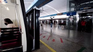 Singapore MRT ride from Paya Lebar to Bedok train station [upl. by Nella]