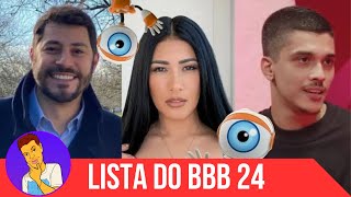 🚨Vazou POSSÍVEL LISTA DO BBB 24 CAMAROTE BBB Nomes CONFIRMADOS [upl. by Attenev177]