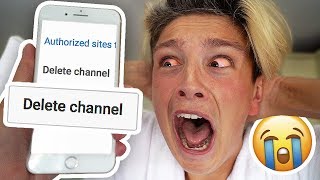 I DELETED MORGZS CHANNEL Mom Deleting Kids Channel PRANK [upl. by Imalda530]