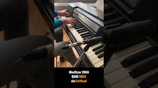 Wurlitzer 200A recorded using Sure SM57 and FetHead [upl. by Aviv]