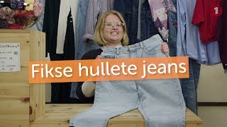 DIY med Prisløs Slik fikser du hullete jeans [upl. by Enra]