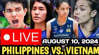 PHILIPPINES VS VIETNAM LIVE 🔴 AUGUST 2024 ALAS PILIPINAS TARGET ANG SILVER alaspilipinas [upl. by Marrin]