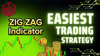 Simple strategy  Zig Zag indicator  QUOTEX [upl. by Kama]