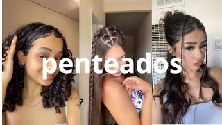 penteados de cabelo tiktok 🧡 [upl. by Lettig]