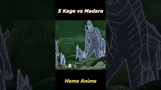 5 Kage vs Madara [upl. by Ahen]