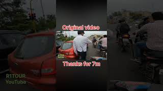 Police ko thoka original video indore trafik viralmillionviews original motovlog chapri bike [upl. by Salahcin]