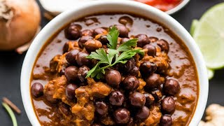 Easy Black Chana Recipe  Delicious and Healthy Chickpea Curry How to make black chana blackchana [upl. by Druce]