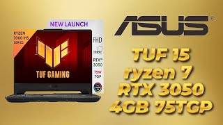 ASUS TUF F15 Review RTX 3050 4GB Gaming Powerhouse [upl. by Helbonia32]