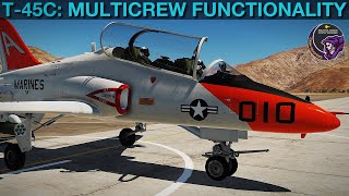 T45C Goshawk Multicrew Guide  DCS WORLD [upl. by Anuat581]