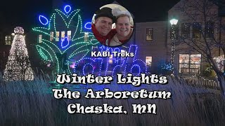 Winter Lights The U of MN Arboretum  Chaska MN [upl. by Marjorie238]