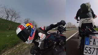 Laurenzana SS92  il paradiso dei motociclisti  strade da moto  Basilicata  insta 360 X3 [upl. by Nylidam609]