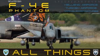 ALL THINGS F4E PHANTOM ARRIVALS  DEPARTURES amp AFTERBURNERSFULL EXPERIENCE RIAT 2024 [upl. by Reine]