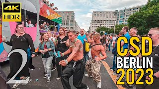 🏳️‍🌈 CSD Berlin Pride 2023  Part 2 of 4  Potsdamer Platz  4K HDR [upl. by Alarise]