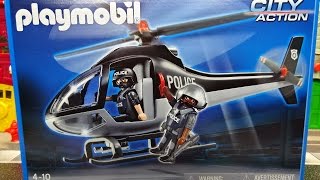 Playmobil City Action Police Helicopter [upl. by Sallyann649]