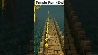 Finally temple run game end ho gya😱😱😱 [upl. by Grussing837]