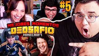 REACCIONANDO A MEJORES MOMENTOS EN DEDSAFIO MINECRAFT 3 DIA 5 [upl. by Conias]