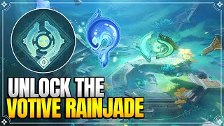 Votive Rainjade  The CloudPadded Path to the Chiwang Repose  World Quests 【Genshin Impact】 [upl. by Toomay180]