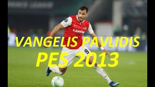 Vangelis Pavlidis AZ AlkmarGreece Pes 2013 [upl. by Eimmit]