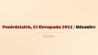 Różaniec  25 listopada 2024 [upl. by Onnem]