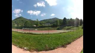 Vue du Camping des Blats Cantal auvergne [upl. by Latsyk]