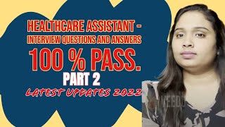 HEALTHCARE ASSISTANT INTERVIEW QUESTION AND ANSWERS Part 2 Malayalam 2022 [upl. by Ayel292]