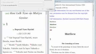 Paratext 75 new features Bible module part 1 [upl. by Goraud]