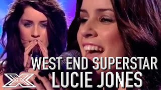 WEST END SUPERSTAR Lucie Jones TOP 5 X FACTOR performances [upl. by Edmon]