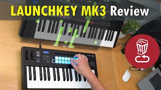 LAUNCHKEY MK3 MIDI keyboard Review amp Tutorial  2537 vs 4961  Generative Arp by Novation [upl. by Dihaz3]