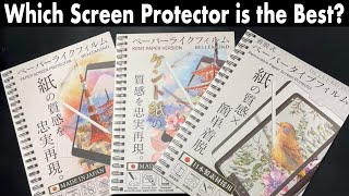 Bellemond Paper vs Kent vs Removable Magnetic Screen Protector for iPad Pros and Cons Artist Review [upl. by Nikolas393]