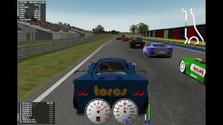 TORCS gameplay car6trb1 versus all on Road Tracks  ETrack 3 [upl. by Reviel]