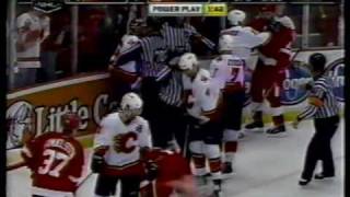 Jamie McLennan Cheap Shot on Johan Franzen [upl. by Dnomso769]