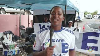 StMaarten 2024 Parliamentary Election  OnSite interview with Sjemila Williams Webster NA Candidate [upl. by Affer]