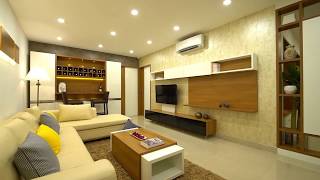 Gorgeous 2BHK Apartment interiors by DLIFE Interior Designers [upl. by Winifield460]